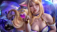 League of Legends (KDA Ahri White Close 1)